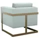 Winthrop Blue Upholstered Lounge Chair