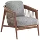 Palm Desert Davita Gray Upholstered Accent Chair