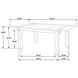 Cardova Vineyard Oak 87" Extendable Rectangular Dining Table