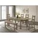 Cardova Vineyard Oak Extendable Rectangular Dining Room Set