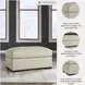 Treasure Trove Almond Ottoman