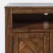 Fairview Oak Dark Brown TV Stand with Electric Fireplace