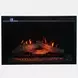 Bakersfield Distressed Brown 60" TV Stand with Electric Fireplace