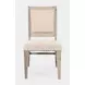 Fairview Ash and Beige Upholstered 7 Piece Dining Set with Nailhead Trim