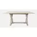 Fairview Ash and Beige Upholstered 7 Piece Dining Set with Nailhead Trim