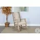 Cozy Luxe Beach Pebble Rocking Chair