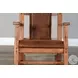 Crimson Ridge Rustic Oak Rocking Chair