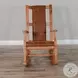 Crimson Ridge Rustic Oak Rocking Chair