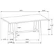 Duncan Washed Oak 71" Rectangular Dining Table