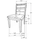 Duncan Oatmeal Upholstered Side Chair Set of 2