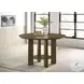 Ottowa Brown 47" Round Dining Room Set with Shelf