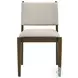 Ottowa Brown Upholstered Dining Side Chair Set of 2