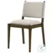 Ottowa Brown Upholstered Dining Side Chair Set of 2