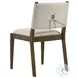 Ottowa Brown Upholstered Dining Side Chair Set of 2