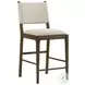 Ottowa Brown Upholstered Counter Height Stool Set of 2