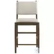 Ottowa Brown Upholstered Counter Height Stool Set of 2