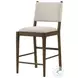Ottowa Brown Upholstered Counter Height Stool Set of 2