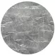 Franklin Gray and Dark Oak Round Marble Top Dining Room Set