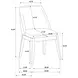 Franklin Gray Upholstered Side Chair Set of 2
