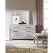 Joinery Washed White Oak and Brindle Gray Performance Fabric Upholstered Bed Bench