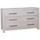 Joinery Washed White Oak Plank Panel Bedroom Set