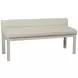 Joinery Washed White Oak and Labradoodle Performance Fabric Upholstered Bed Bench