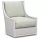 Ocean Breeze Preston Green Upholstered Swivel Chair
