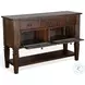 Havenstead Dark Brown 2 Door Server