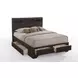 Madison II Espresso Queen Bookcase and Storage Bed
