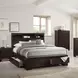 Madison II Espresso Queen Bookcase and Storage Bed