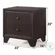 Madison Espresso Nightstand