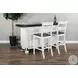 Autumn Echo White 78" Farmhouse Wood Home Bar