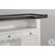 Autumn Echo White 78" Farmhouse Wood Home Bar