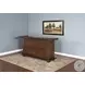 Golden Hearth Medium Brown 78" Farmhouse Wood Home Bar