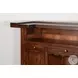 Golden Hearth Medium Brown 78" Farmhouse Wood Home Bar