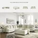 Rawcliffe Parchment 3 Piece LAF Sectional