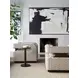 Coda Zanzibar Beige and Brown Upholstered Swivel Chair