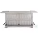 Maple Haze Gray 80" Traditional Wood Home Bar