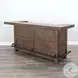 Golden Hearth Natural 80" Traditional Wood Home Bar
