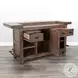 Golden Hearth Natural 80" Traditional Wood Home Bar