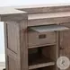 Golden Hearth Natural 80" Traditional Wood Home Bar