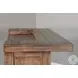 Golden Hearth Natural 80" Traditional Wood Home Bar