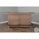 Golden Hearth Natural 80" Traditional Wood Home Bar