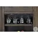 Autumn Echo Dark Brown 80" Traditional Wood Home Bar
