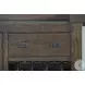 Autumn Echo Dark Brown 80" Traditional Wood Home Bar