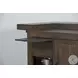 Autumn Echo Dark Brown 80" Traditional Wood Home Bar