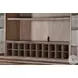 Velden Hollow Natural 4 Door Buffet and Bar Hutch