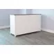 Carriage House Cottage White and European Dark 2 Glass Door Buffet