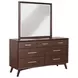 Arden Walnut 7 Drawer Dresser