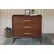 Arden Walnut 3 Drawers Small Chest